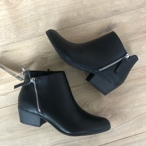 Black Heeled Ankle Booties